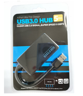 Ультратонкий USB 3.0 hub концентратор на 4 порти 5Gbps, фото 1