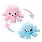 М'яка Іграшка Двосторонній Восьминіг Перевертиш Великий 20 x 20 см, фото 3