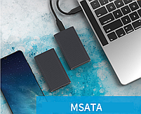 Зовнішня кишеня для Msata SSD USB 3.1 Type-C Blueendless M3T Original, фото 8