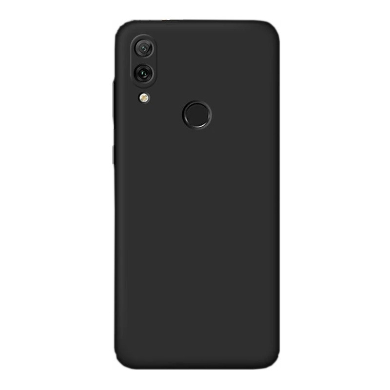 Силіконовий чохол-захист камери для Xiaomi Redmi Note 7 чорний матовий soft touch бампер із мікрофіброю