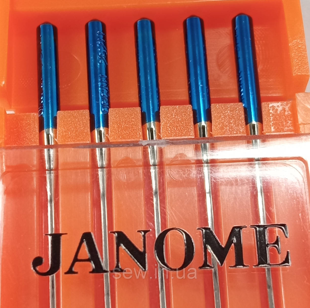 Иглы для трикотажа Janome № 75 с синей колбой - фото 2 - id-p1474880190