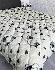 Тепла ковдра з овчини відкрита 175х210, фото 2