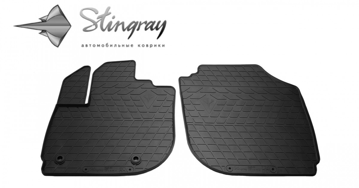 Передні автомобільні гумові килимки (2 шт) для HONDA Fit (2013-2020)