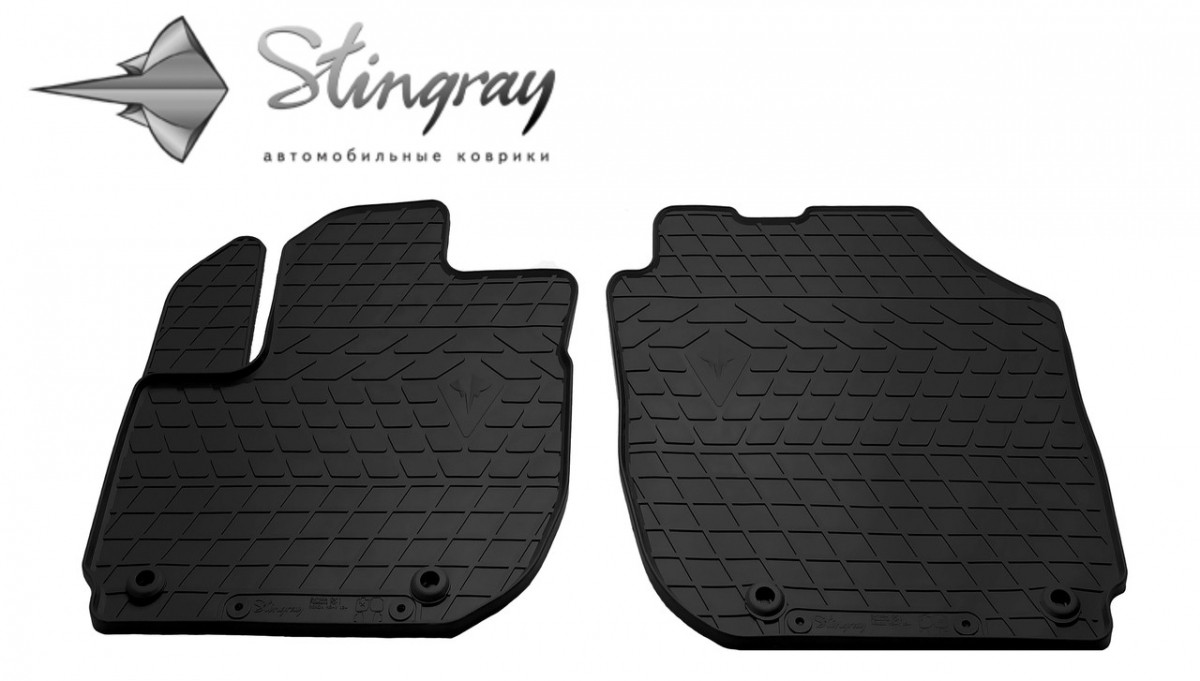 Передні автомобільні гумові килимки (2 шт) для HONDA HR-V (2013-...)