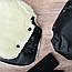 Муфта рукавички роздільні, на коляску / санки, з кишенею, універсальна, для рук,овчина (колір чорний), фото 2