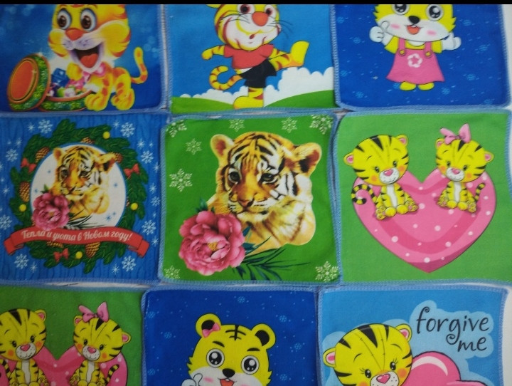 Кухонні серветки мікрофібра "новодні", розмір 25/25, у папт.20 шт.