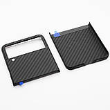 Карбоновий чохол для Samsung Galaxy Z Flip 3 Karbon case, фото 3