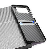 Карбоновий чохол для Samsung Galaxy Z Flip 3 Karbon case, фото 6