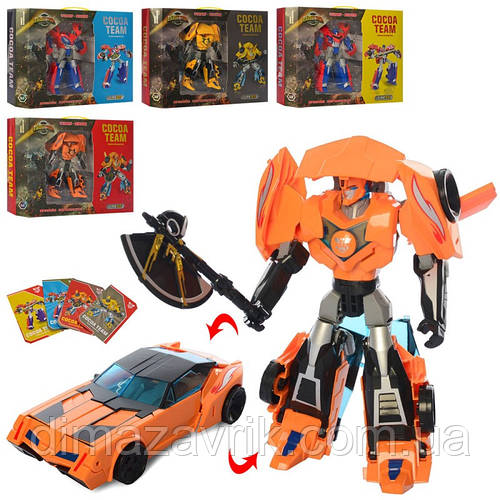 Трансформер 188-211 Бамблби Оранжевый с топором Автоботы "Роботы под ...