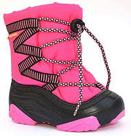 Дитячі зимові чоботи Demar ZIGZAG A (Демар зигзаг рожеві)