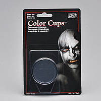 Серый театральный грим Mehron Color Cup, 12 г (оттенок Monster Grey)