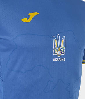 Футболка Сборной Украины 2021 синяя с картой, фото 2