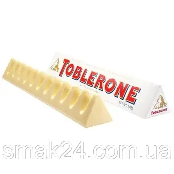 Швейцарський білий шоколад Tobleron з медом і мигдальною нугою 100г