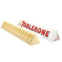 Швейцарський білий шоколад Tobleron з медом і мигдальною нугою 100г