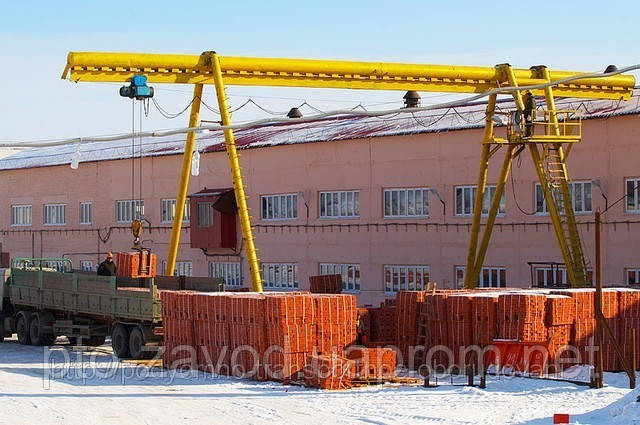 Кран козловий електричний однобалочний м/п 3,2 т.