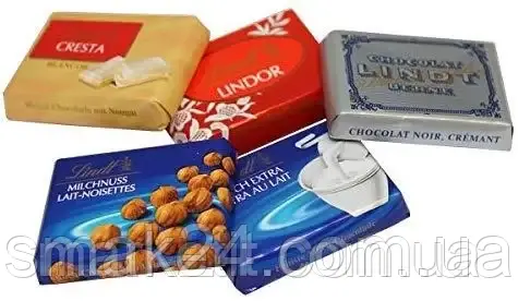 Швейцарские шоколадки Ассорти Lindt Swiss Premium 6 видов 1 кг (155шт) Швейцария - фото 4 - id-p1475492373