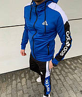 Мужской спортивный костюм Adidas, синий Адидас