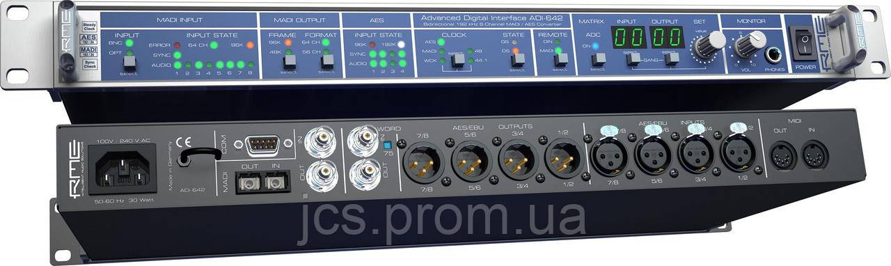 Купить Звуковая карта RME ADI-642, цена 34632 ₴ — Prom.ua (ID#1475498850)