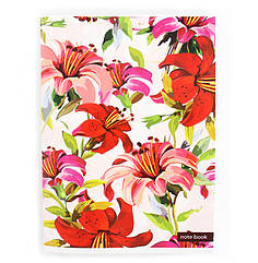 Блокнот Leader А5 в клітинку 36арк м'яка обкладинка УФ-лак арт.111621