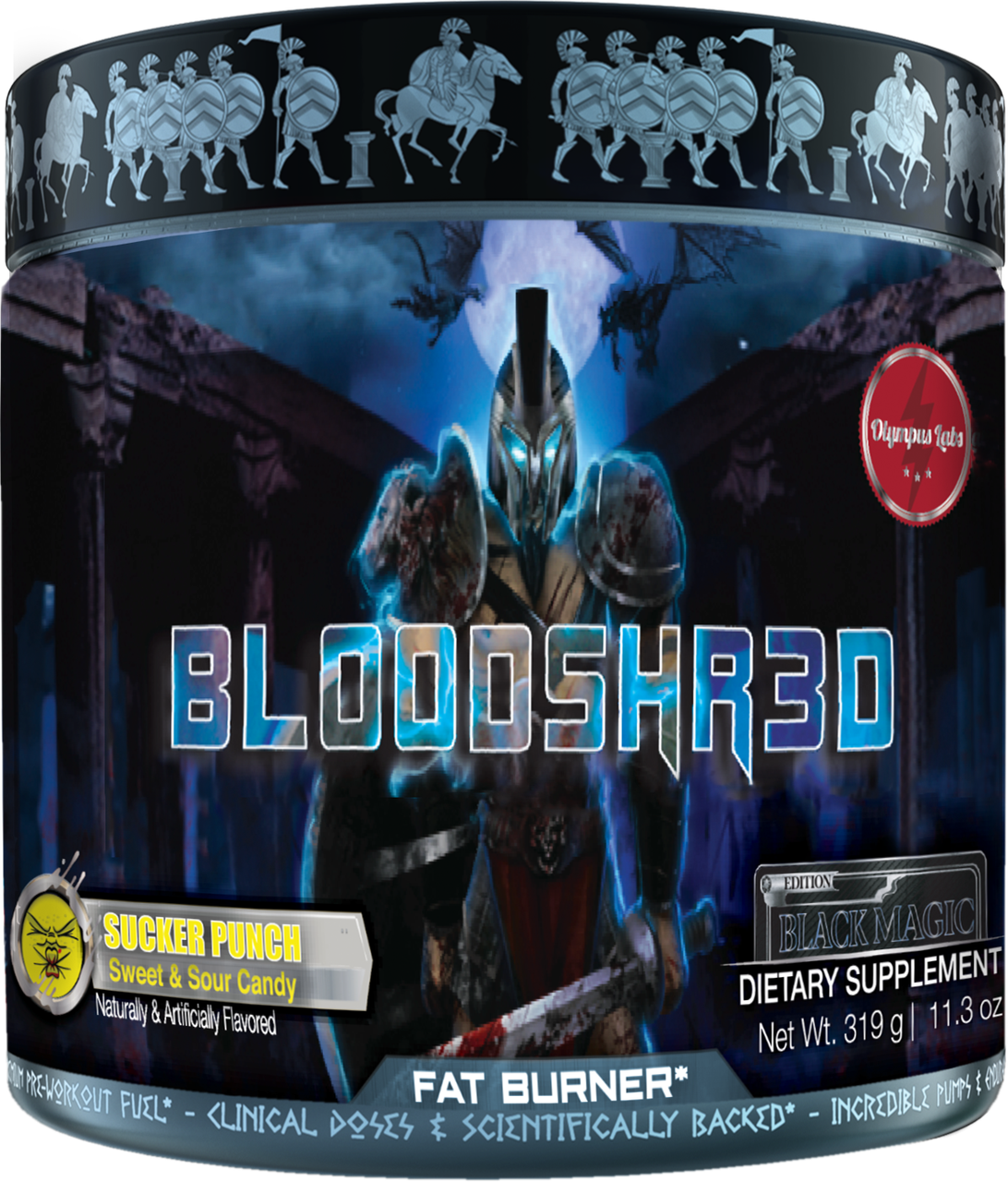 Жироспалювач Olympus Labs Bloodshr3d Black Magic Edition 30 serv. 319 g