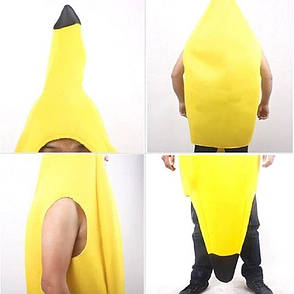 Костюм Банан RESTEQ для дорослого 168-182 см. Банан косплей. Костюм Банана, фото 2