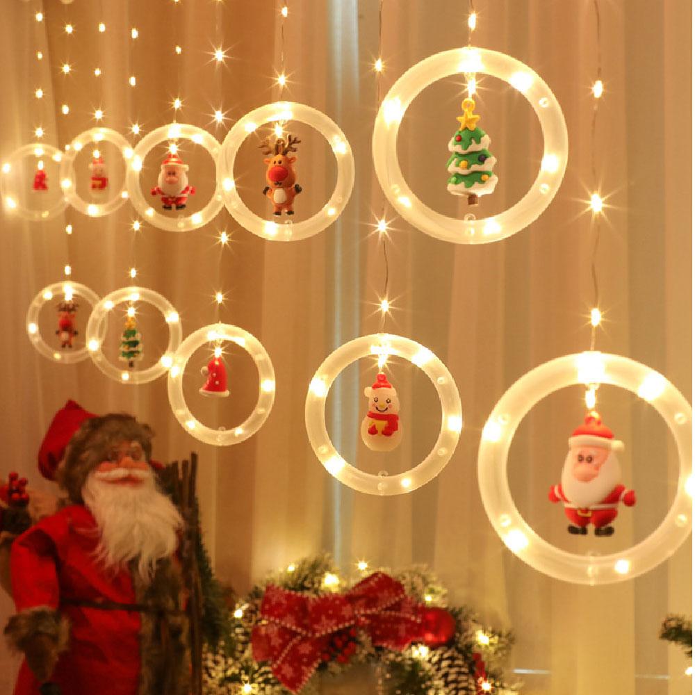 Гірлянда штора завіса світлодіодна Різдвяна 3 м., USB, теплий білий., фото 1