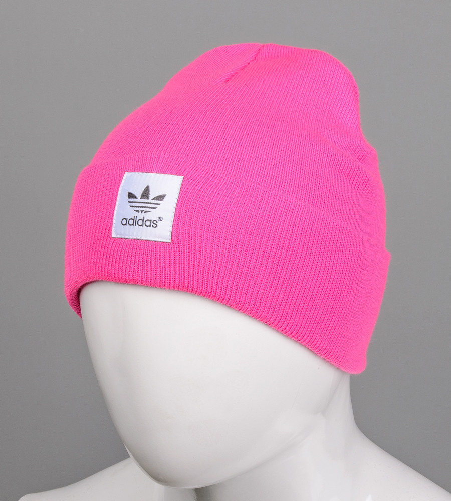 Шапка молодіжна "Ріжки" Adidas (m20), Малиновий