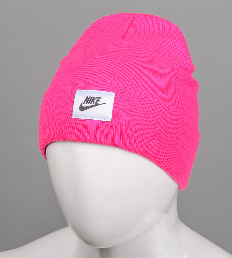 Шапка молодіжна "Ріжки" Nike (m20), Малиновий