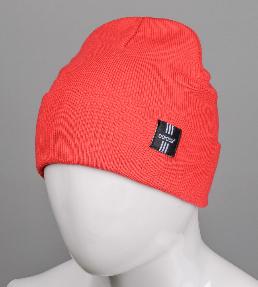 Шапка молодіжна "Ріжки" Adidas (m20m), Червоний