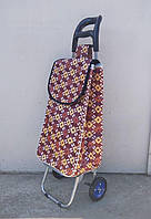 Хозяйственная сумка тележка Xiamen с колесами на подшипниках Black strawberry (0064)