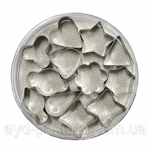 Набір металевих вирубок "Асорті" YR-1808-3 арт. (7-64), фото 1