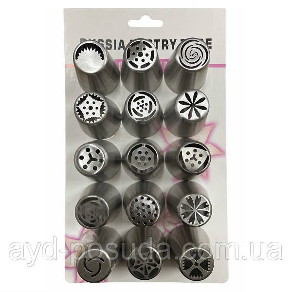 Кондитерські насадки 15P16 арт. 13-9