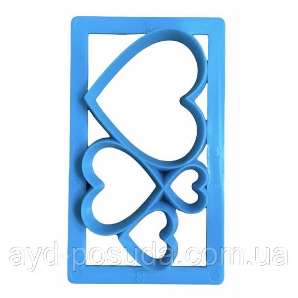 Кондитерська форма для прикраси (сердечки) B9933-2 арт. 822-7-315, фото 1