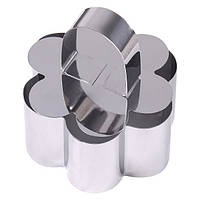 Форма для салатів та гарнірів з пресом "Квітка" YR-1814-4 арт. (7-37)