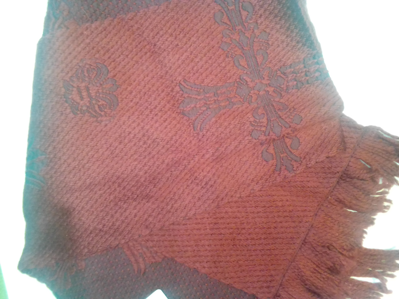 Шарф жіночий 190 × 30 см червоний, фото 1