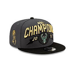 Снепбек чорний Мілуокі Бакс Чемпіони 2021 НБА Milwaukee Bucks Мілуокі Бакс кепка, snapback