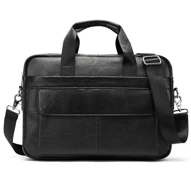 Чоловіча шкіряна сумка Keizer K11688-black, фото 1