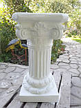 Колона грецька 65 см вібробетон №9, фото 4