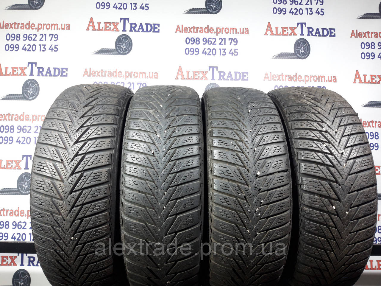 4шт. 185/60 R15 Continental ContiWinterContact TS 800 зимние бу шины