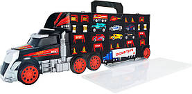 Ігровий набір Dickie Toys Трейлер-транспортувач авто (3749023)