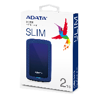 Жесткий диск переносной портативный 2 tb ADATA USB 3.2 PHD External 2.5'' HV300 2TB Blue