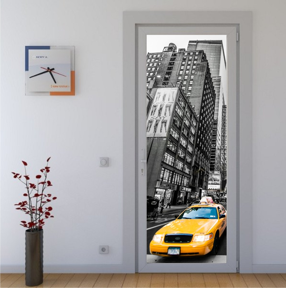 Наклейки на двері, фото 1