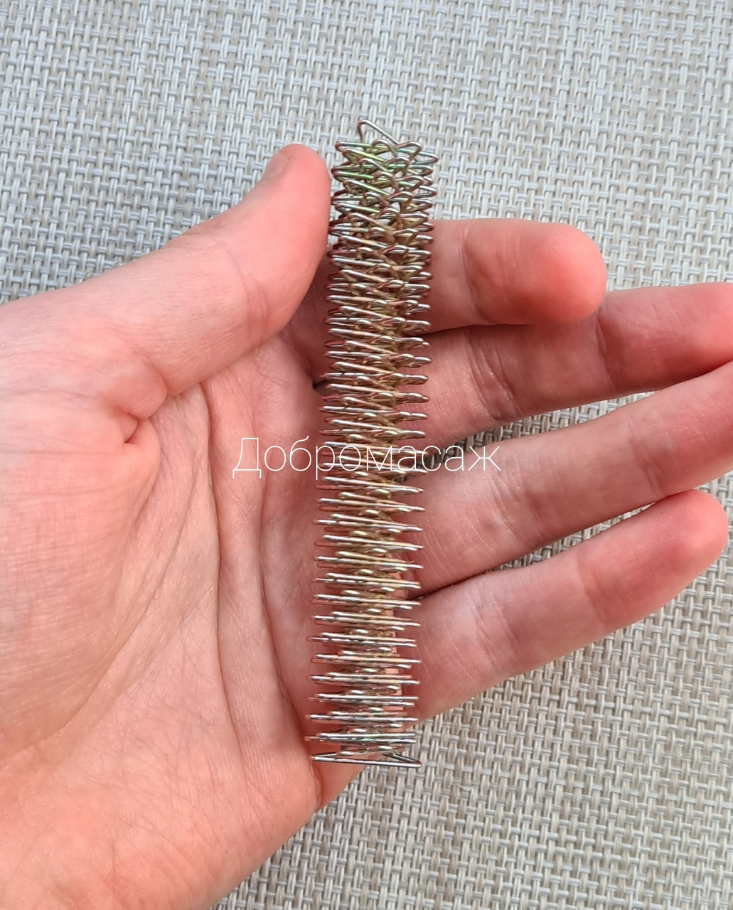 Стержень су-джок пружина масажер 10.5×1.9см для лодоней тіла, фото 1