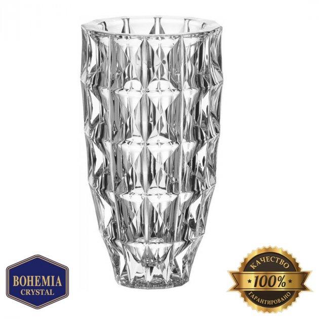 Ваза для квітів скляна Bohemia Diamond 280 мм (7200)