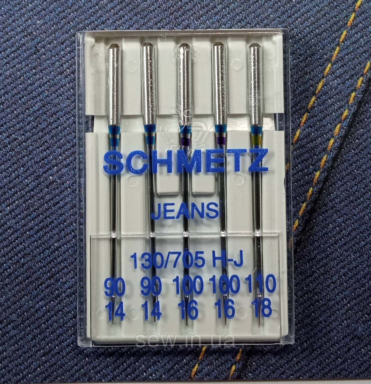 Голки Schmetz для джинса асорті