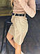 Теплі жіночі подовжені вовняні шорти з високою посадкою, фото 7