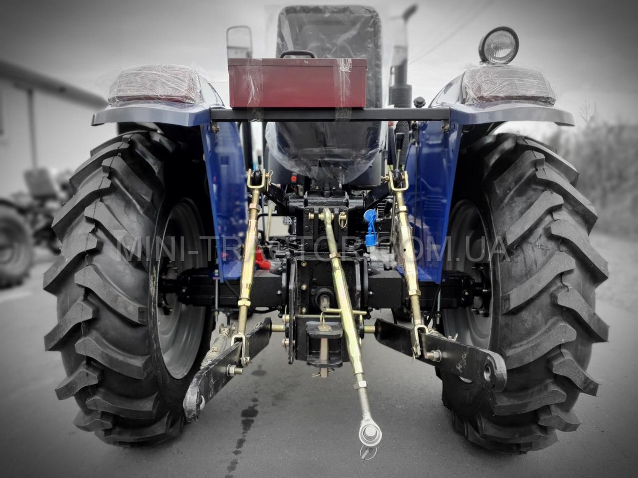 Трактор Гарден Стар GS 3254 НХ на полном приводе с блокировкой, широкие шины 11.2-24 - фото 8 - id-p1149934812