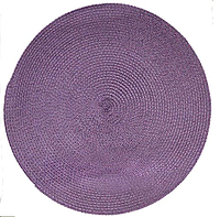 Подтарельник сервировочный 37,5 см Фиолетовый полипропилен
