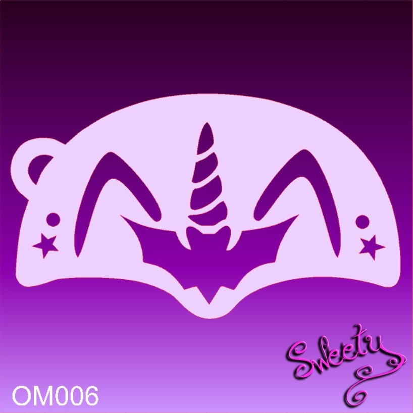 Трафарет для аквагриму багаторазовий, Stencils by Sweety, фото 1