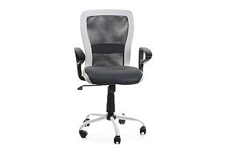 Чорне дитяче комп'ютерне крісло Offce4You LENO з білою спинкою для хлопчика